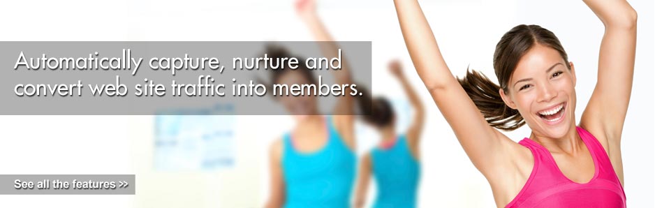 Automatically capture, nurture and convert website trafficinto members